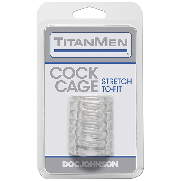 TitanMen Tools Cock Cage - Clear