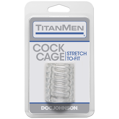 TitanMen Tools Cock Cage - Clear