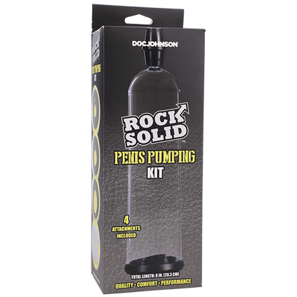 Rock Solid Penis Pumping Kit - Thorn & Feather
