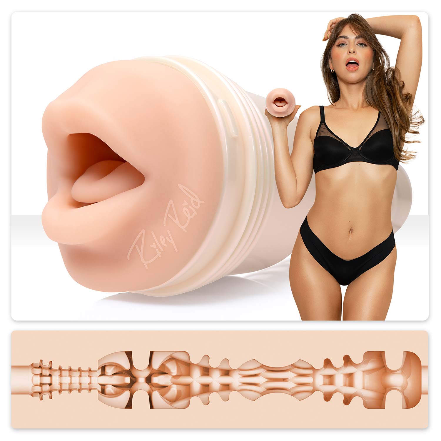 Fleshlight Girls Riley Reid Insomnia Mouth Masturbator