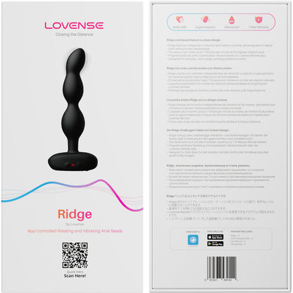Lovense Ridge Vibrating & Rotating Anal Beads