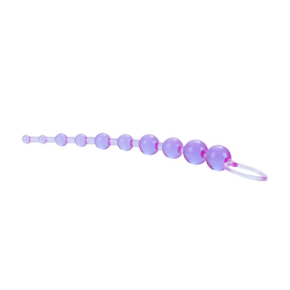 X-10 Anal Beads - Purple - Thorn & Feather