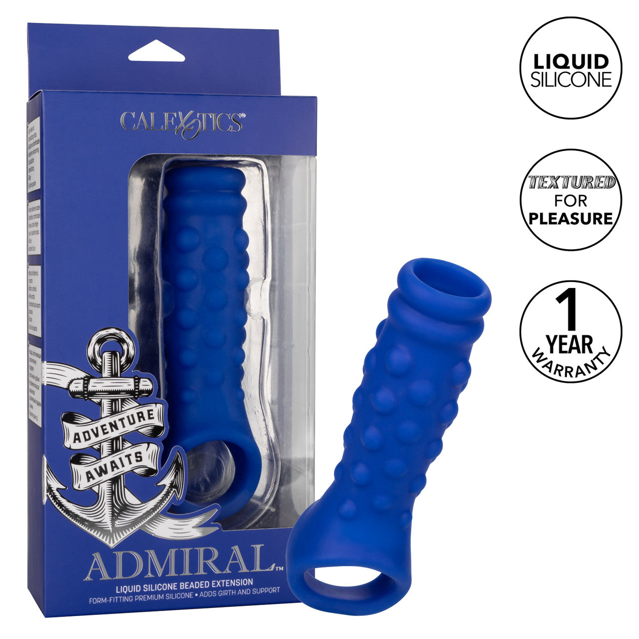 Admiral Liquid Silicone Beaded Extension - Thorn & Feather