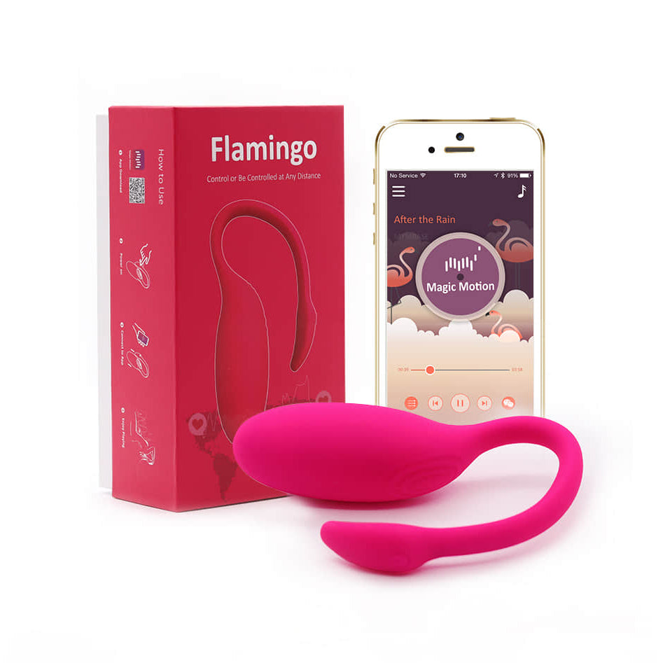 Flamingo Magic Motion App Controlled Wearable Vibrator Pink