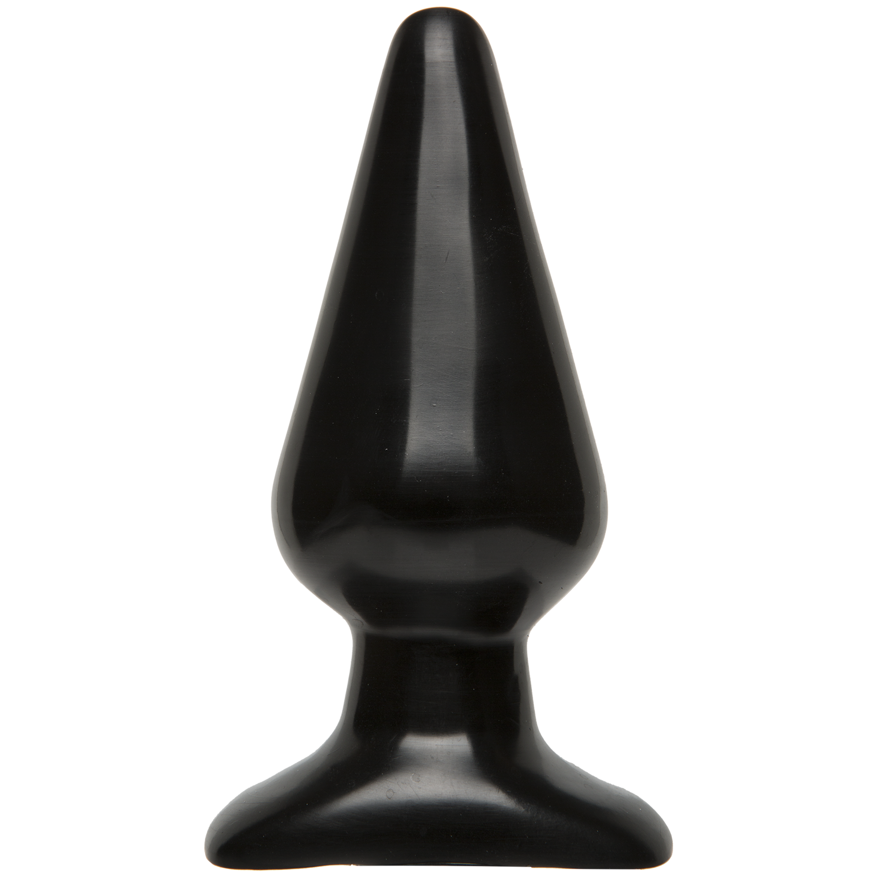 Classic Smooth Butt Plugs - Large, Black - Thorn & Feather