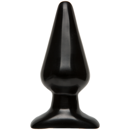 Classic Smooth Butt Plugs - Large, Black - Thorn & Feather