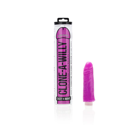 Clone a Willy DIY Vibrating Silicone Penis - Neon Purple - Thorn & Feather