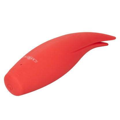 Red Hot Sizzle Silicone Rechargeable Clitoral Vibrator - Thorn & Feather