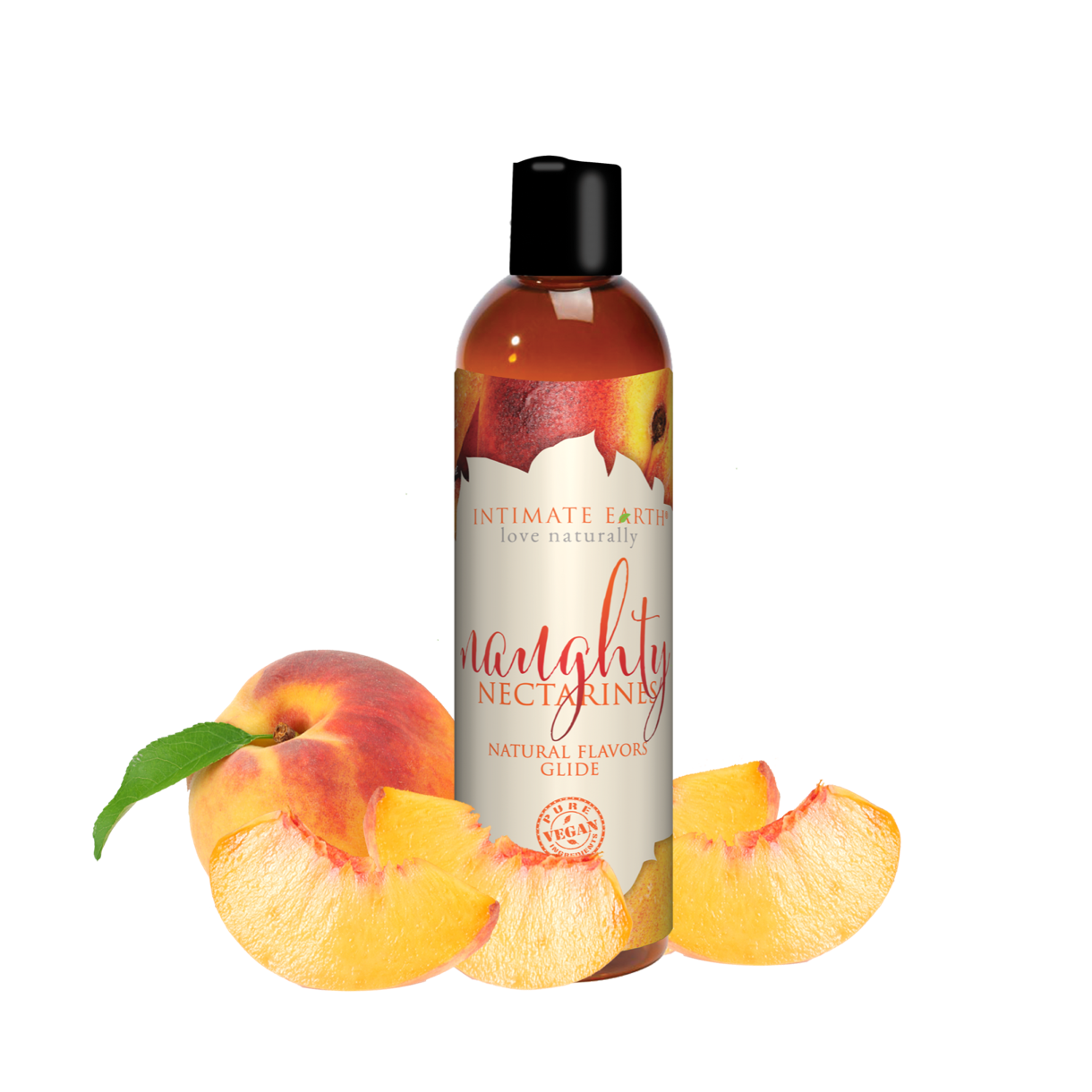 Intimate Earth Natural Flavors Glide - Naughty Peaches - Thorn & Feather
