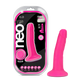 Neo Elite 6 Inch Silicone Dual Density Cock - Neon Pink - Thorn & Feather
