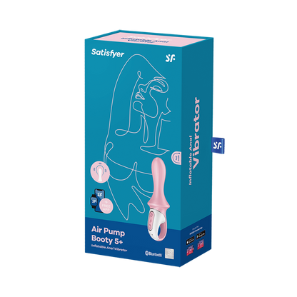 Satisfyer Air Pump Booty 5+ Vibrator - Thorn & Feather