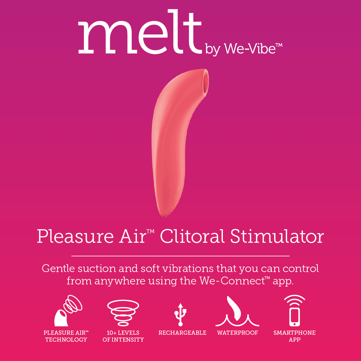 We-Vibe Melt Pleasure Air Clitoral Stimulator - Thorn & Feather