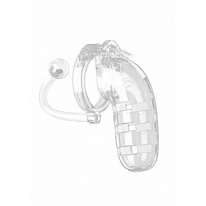 Mancage Model 12 Chastity 5.5 Inch Cage with Plug - Thorn & Feather