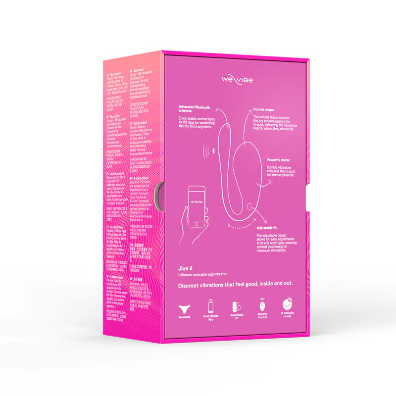 Vibromasseur portable We-Vibe Jive 2 avec contrôle par application 