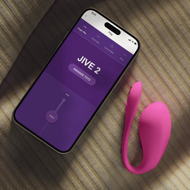 Vibromasseur portable We-Vibe Jive 2 avec contrôle par application 