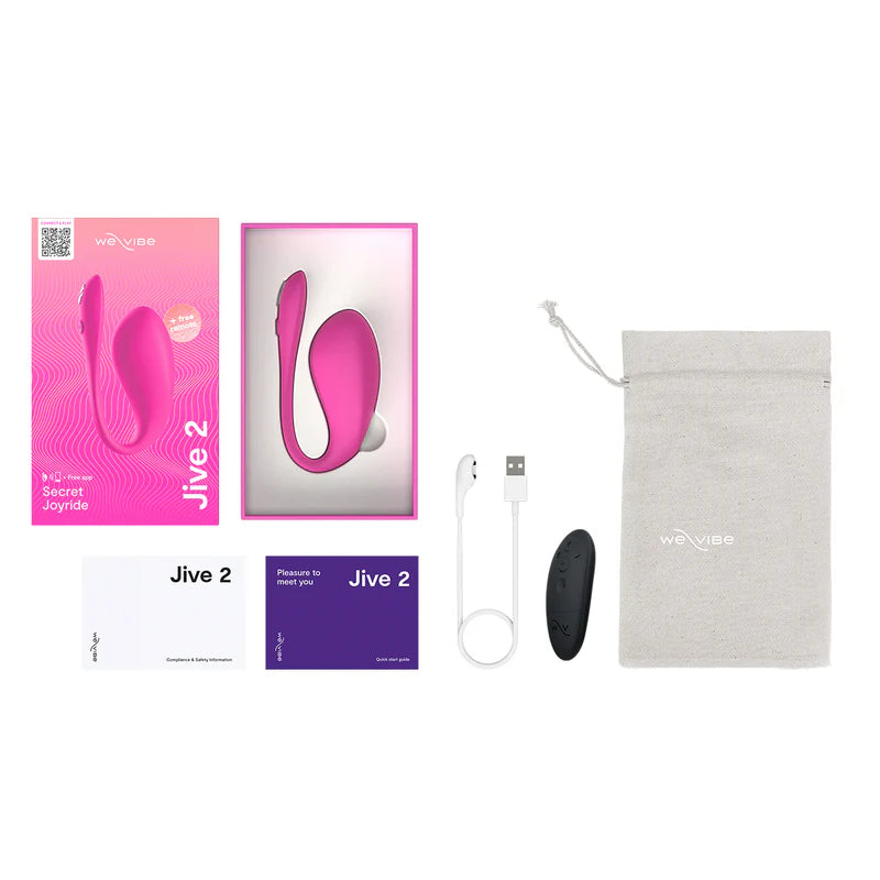 Vibromasseur portable We-Vibe Jive 2 avec contrôle par application 