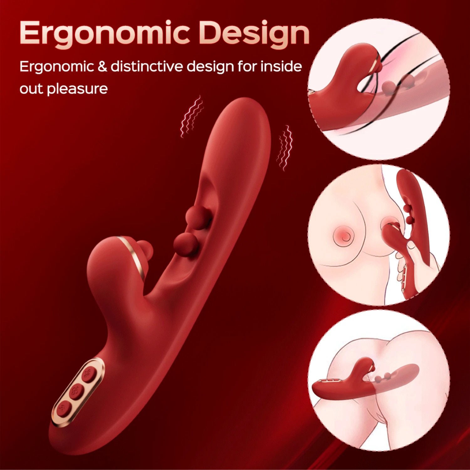 TICKLER Wiggling & Tapping Clitoral & G-Spot Stimulator