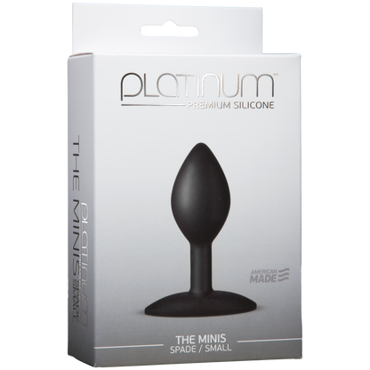 Platinum Premium Silicone The Mini's Spade - Small, Black -T&F 3YRS Anniversary Sale - Thorn & Feather