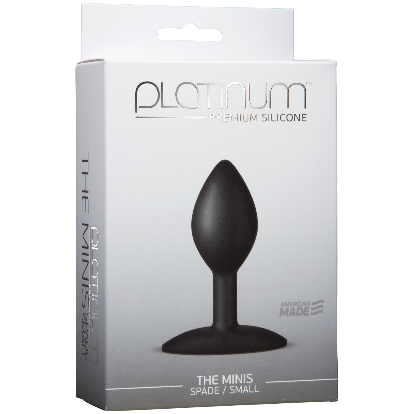 Platinum Premium Silicone The Mini's Spade - Small, Black -T&F 3YRS Anniversary Sale - Thorn & Feather