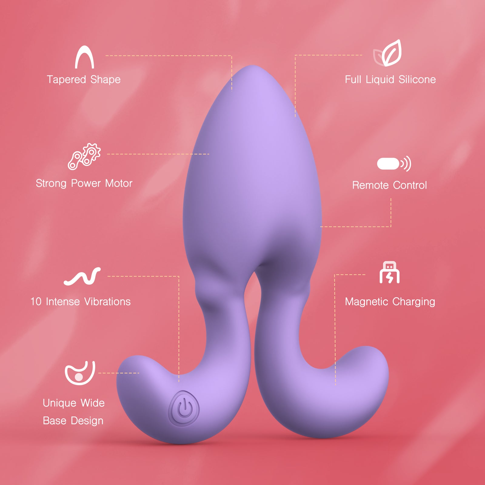 Dorace Anal Vibrator with Remote
