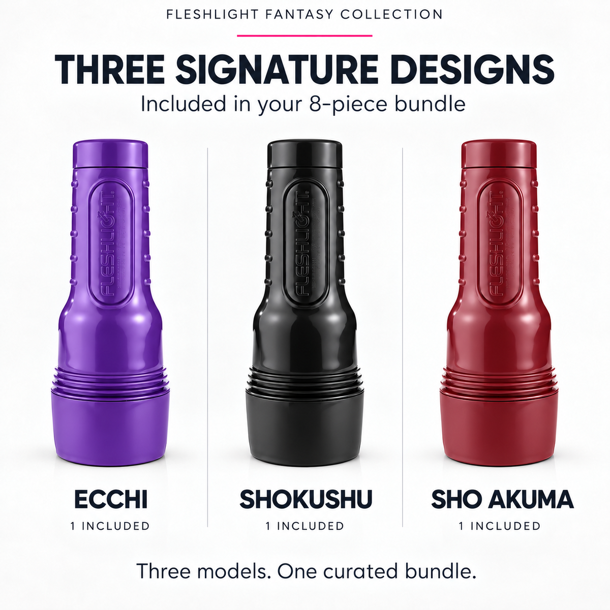 Fleshlight Fantasy Ecchi, Shokushu and Sho Akuma three-design collection