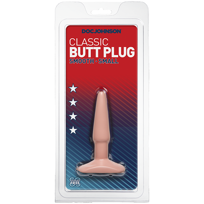 Classic Smooth Butt Plug - Small, White