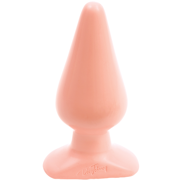 Classic Smooth Butt Plug - Large, White