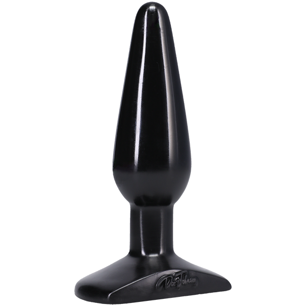 Plug anal classique lisse - Medium, noir