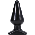 Plug anal classique lisse - Grand, noir