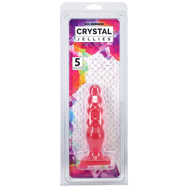 Crystal Jellies 5" Anal Delight - Pink
