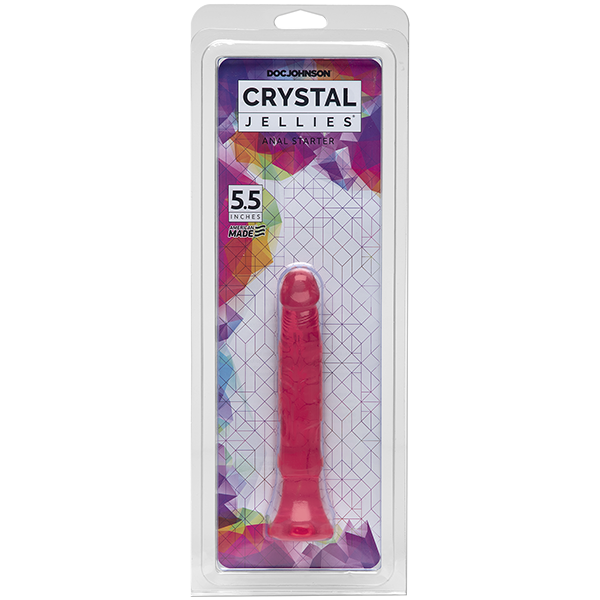 Crystal Jellies 5.5" Anal Starter - Pink - Thorn & Feather