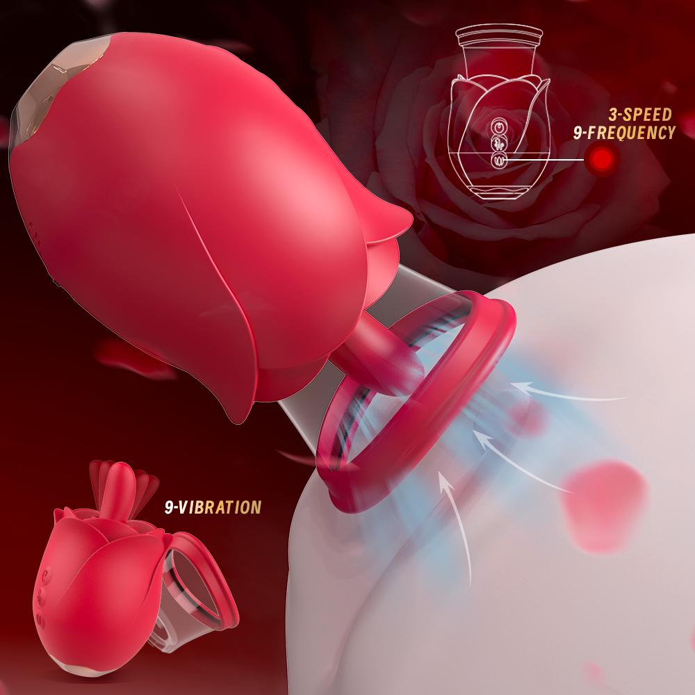 Flower Dance Carnival Suction & Tongue Stimulator