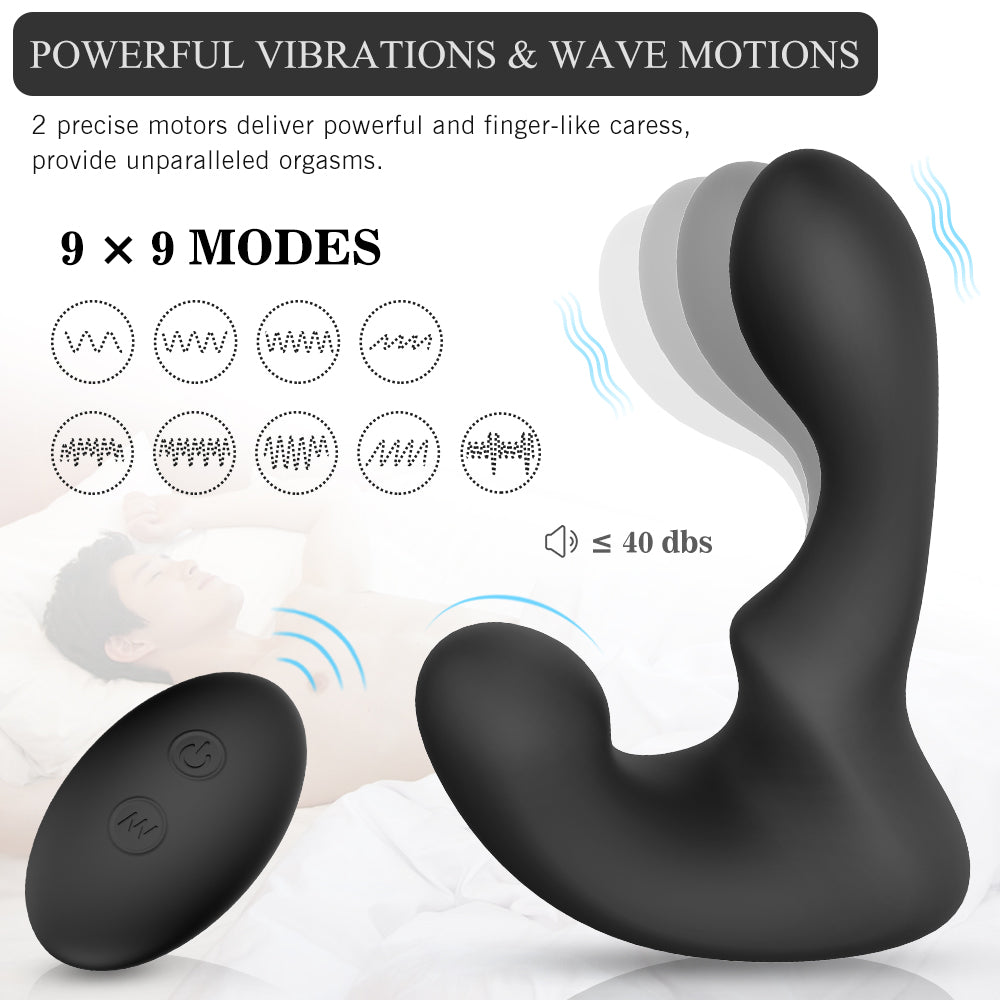 Landys Wave Motion Prostate Massager with Remote