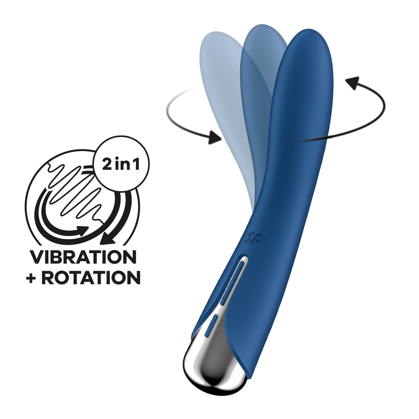 Vibromasseur rotatif pour point G Satisfyer Spinning Vibe 1 