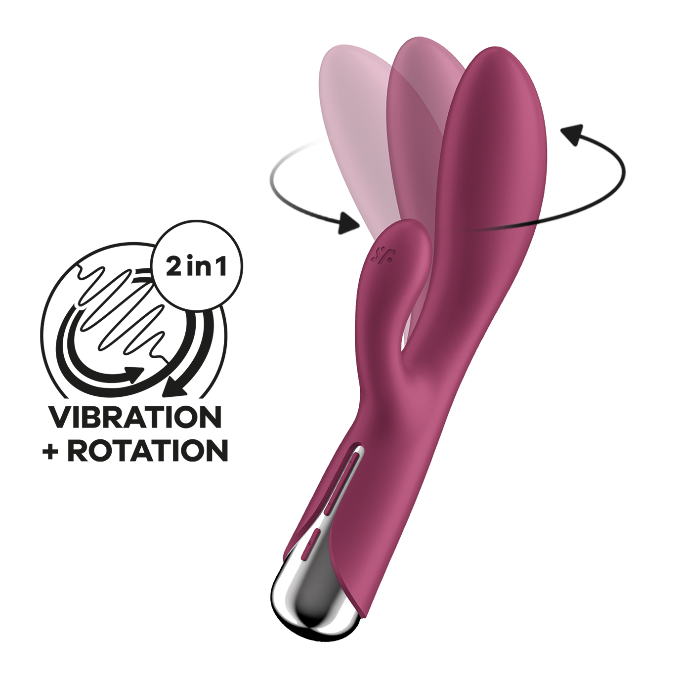 Vibromasseur Rabbit 1 rotatif de Satisfyer 