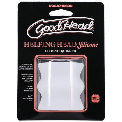 GoodHead Helping Head Silicone Ultimate BJ Helper - Thorn & Feather