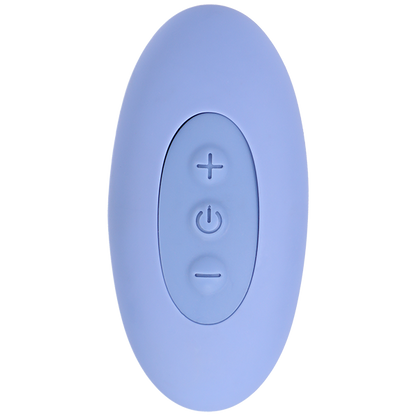 Tryst Duet Double Ended Vibrator w Wireless Remote - Periwinkle Blue