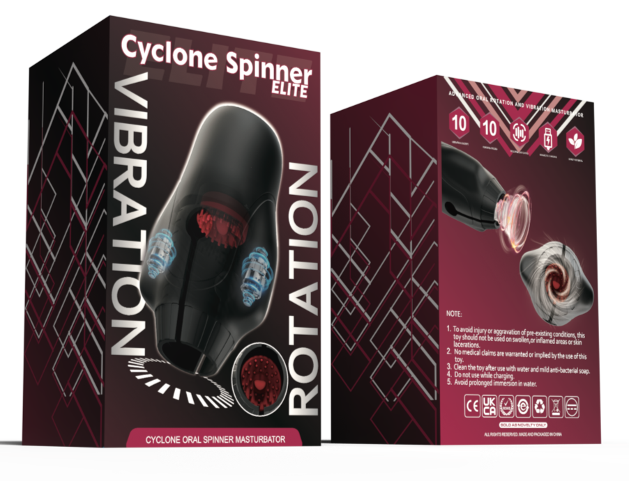 Gluck Gluck Rose Elite - Cyclone Oral Masturbator Stroker
