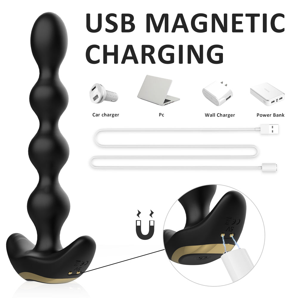 Austin Flexible Vibrating Anal Beads