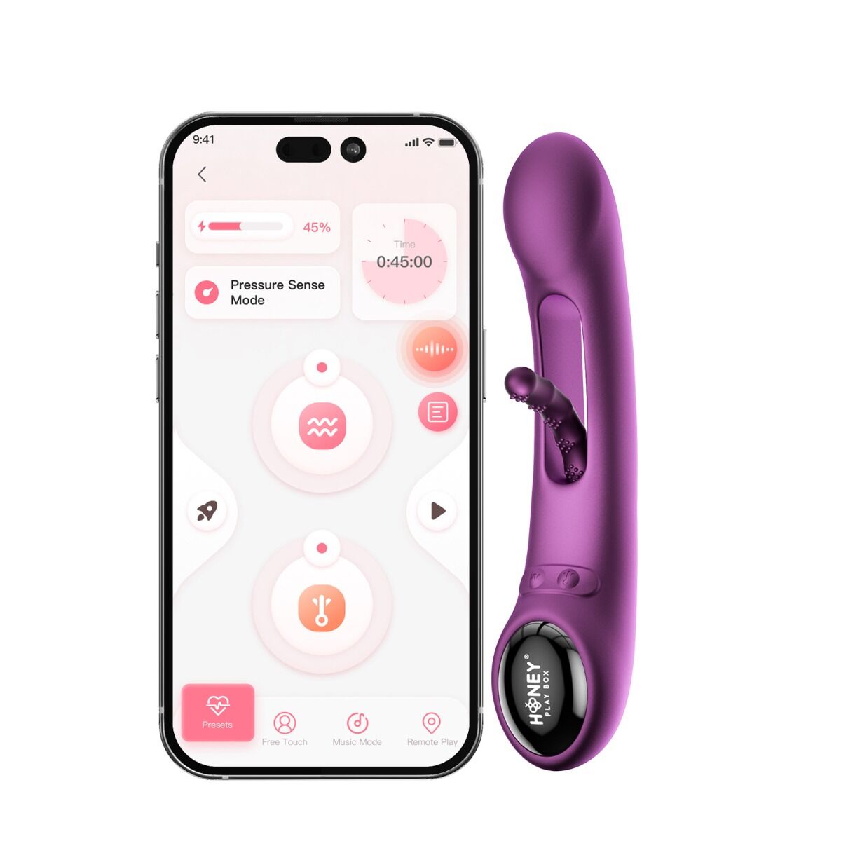 TEMPO Kinky Finger Tapping G-Spot Vibrator