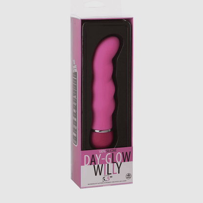 5.5" Day-Glow Willy - G-Spot in pink-T&F 3YRS Anniversary Sale - Thorn & Feather