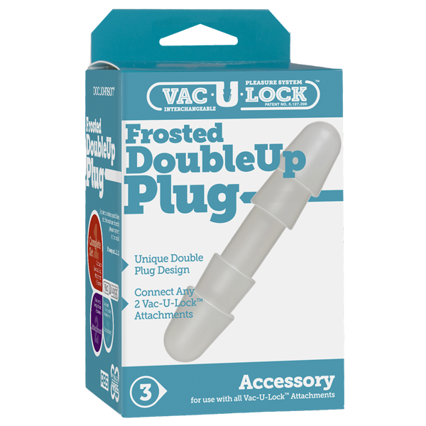 Vac-U-Lock Frosted Double Up Plug