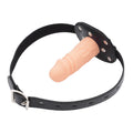 Lockable Silicone Dildo Gag