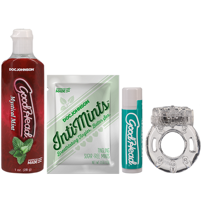 Kit de plaisir oral GoodHead Suck It - Menthe mystique