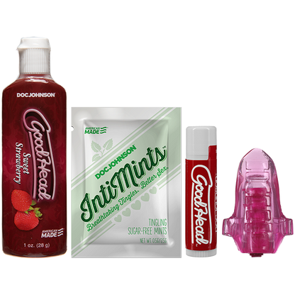 GoodHead Lick It Oral Pleasure Kit - Sweet Strawberry