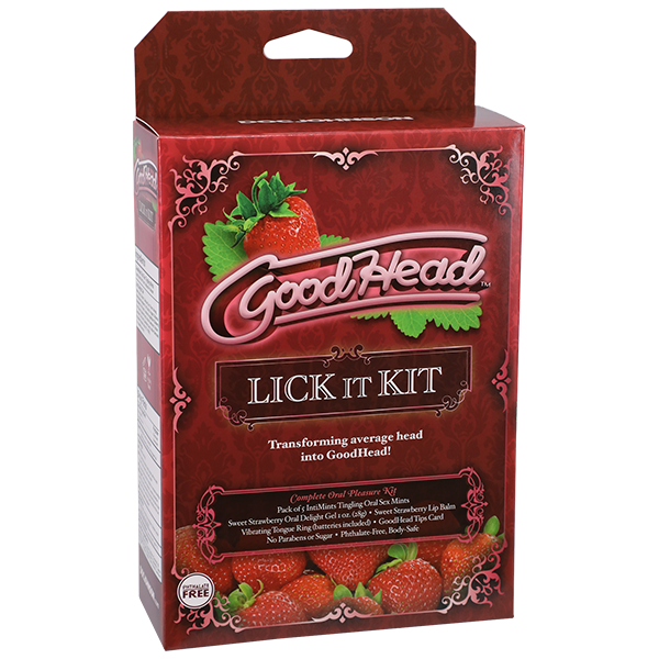 GoodHead Lick It Oral Pleasure Kit - Sweet Strawberry