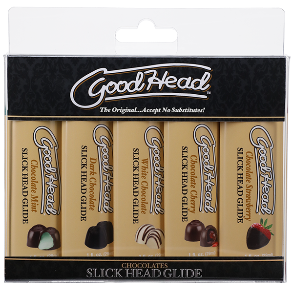 GoodHead Slick Head Glides Chocolates - 5 Pack