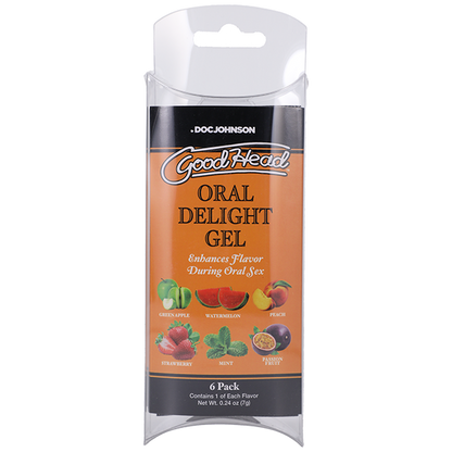 GoodHead Oral Delight Gel - 6 Pack, 0.24oz.