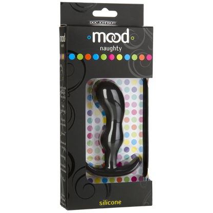 Mood Naughty 2 3.5" Silicone Plug - Medium, Black