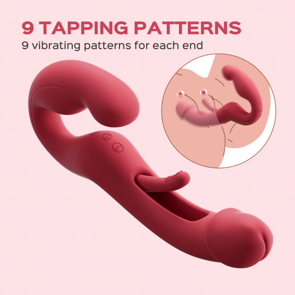 Vibromasseur point G à tête rotative Joi et lécheur de clitoris 